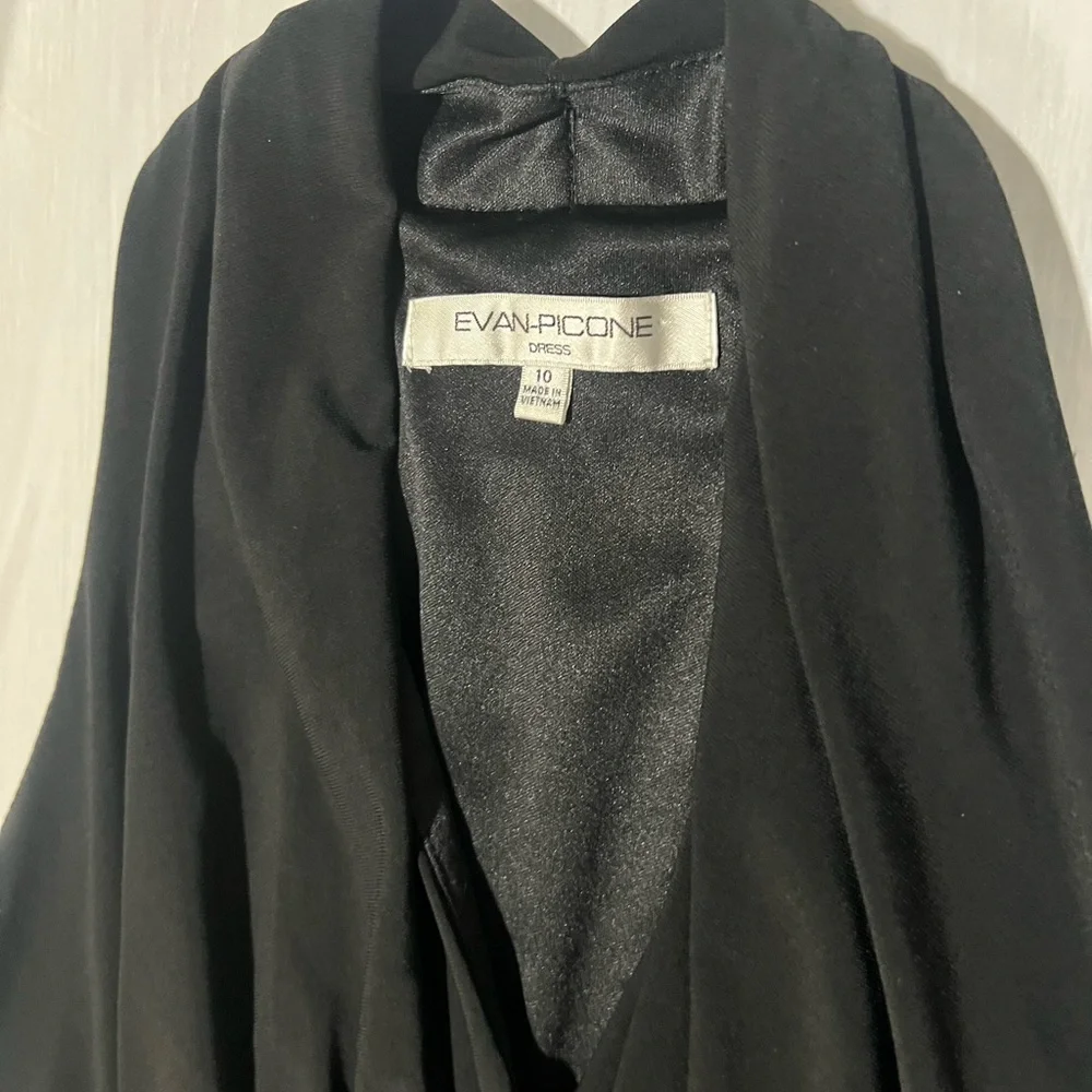 Evan Picone Black Backless Dress - Picture 5 of 5